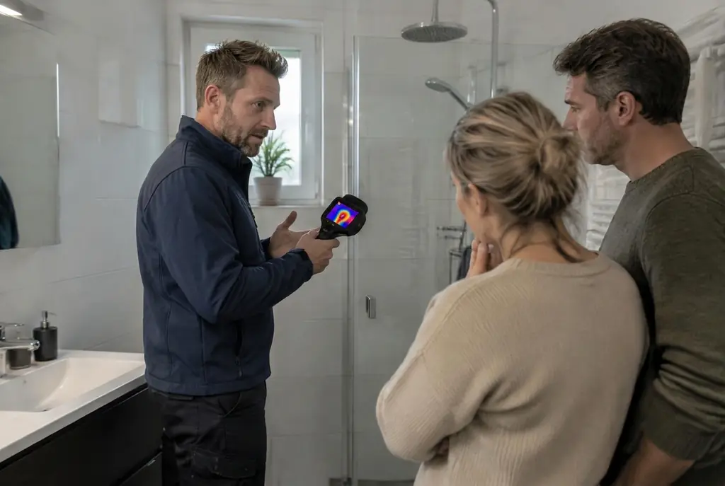 Lekdetectie Hendrik-Ido-Ambacht – specialist legt bevindingen uit aan bewoner